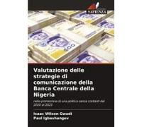 Valutazione Delle Strategie Di Comunicazione Della Banca Centrale Della Nigeria