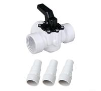 Valve 3 voies 4715 pour piscine avec 3 raccords de tuyau de pompe pour tuyaux de 32 mm et 38 mm, convient pour la vanne d'admission de piscine hors-sol Zodiac