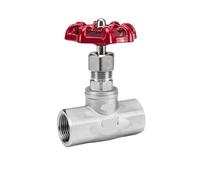 valve à billes en acier inoxydable lourd, Vanne d'arrêt filetée en acier inoxydable 316 J11W, plusieurs tailles(G1-1/4)