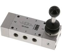 valve à levier central d'échappement 5/3 G1/8'' avec détente 0-10bar/0-140psi Airtec