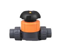 Valve à membrane en PVC, ID 20~63mm, 1 pièce, traitement industriel de l'eau, tuyau réservoir d'aquarium, connecteur d'irrigation jardin(Inner Diameter 40mm)