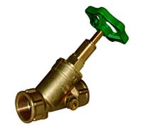 Valve à passage libre Seppelfricke SEPP DIN-Basis 1402 0048913 DN 20 x Rp 3/4, tige montante, sans purge, laiton