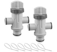 Valve à piston robuste pour Intex 11872 - Pièces de piscine à double tuyau divisé conçues pour résister à l'exposition constante à l'eau et aux cycles de pression