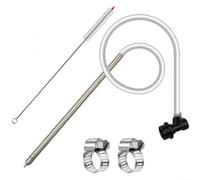 Valve à ressort pour remplissage de bouteille avec construction en acier inoxydable, pince et tube en silicone pour bouteille de bière et de vin (B)