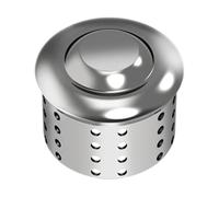 Valve anti-éclaboussures pour casserole - Acier inoxydable 2 x 3 cm | Protection anti-déversement d' | Couvercle de sécurité universel pour la préparation du café à la maison et la cuisine