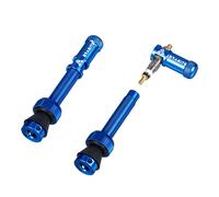 Granite Outdoors Valve Juicy Nipple Presta 44 mm avec bouchons Bleu