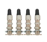 Valve Bicycle Tubeless 4pcs pour bois pour anglais Zinc Valve | Alliage de zinc pour robuste, anti-, compatible pour dunlop, pour bois, pour anglais, remplacement facile