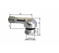 Valve Bihr pneumatique alu Ø11,5mm - x10