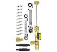 Valve Core Removal Tool, Efficient Tire Taps Core Remover, 1.18x5.91x8.66 inches, Revolutionary Design, Reusable Air Conditioning Kit for Travel and Daily Use