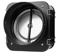 Valve Coupe-Feu pour fusion 150°C Acier Valve Coupe-Feu pour | Acier épais, résistant haute température, mat, dimensions 20x19x15.5cm, kit complet(170)