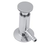 Valve d’échantillonnage en acier inoxydable SUS304 à virole de 2 pouces, valve d’échantillonnage à connexion par collier pour l’industrie alimentaire, pharmaceutique, laiterie,