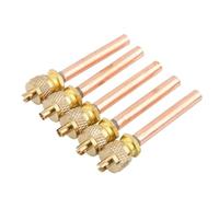 Valve d'accès à gaz réfrigérant en cuivre R134a Ac, 1 pièce, pièce de réfrigérateur, broche de charge, pièces d'outils manuels(Indigo)