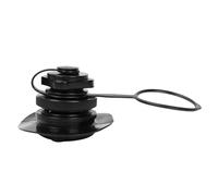 Valve d'air de Kayak Valve d'inflation Unidirectionnelle Valve Octogonale pour Bateau Pneumatique Canot (Noir)