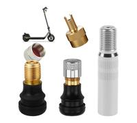 Valve d'air de Pneu sous Vide pour Xiaomi Trottinette - pour Scooter électrique - pour Scooter Xiaomi - Ninebot pour Max G30 - Segway Mini - Valve Anti-Retour - Extension de Valve de 4