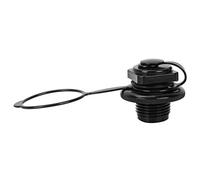 Valve d'air Gonflable de Bateau de pêche de 23.9mm, Remplacement en Plastique Noir de Valve d'air de Bateau Gonflable pour l'accessoire de Bateau de pêche