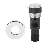 VALVE D'ANGLE NOIR EN ACIER INOXYDABLE CLAPET TRIANGULAIRE POUR LA MAISON CUISINE SALLE DE BAINS TOILETTE