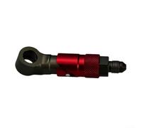 Valve d'arrêt de carburant en alliage d'aluminium conçue pour une durabilité à long terme et une performance d'étanchéité constante dans des conditions de conduite (rouge)