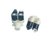 Valve d'arrivée d'eau, compatible avec Meiling, pour lave-linge à tambour | Une entrée, deux sorties, double électrovanne pour lave-linge à tambour