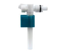 Valve d'arrivée d'eau latérale pour toilettes Flotteur réglable Design de valve aiguille Construction ABS haute performance (plastique)