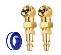 Valve d'attelage rapide pour gonfleur de pneu avec design convivial pour gonflage pneumatique de voitures, motos et autres équipements gonflables