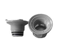 Valve de Bateau Gonflable en Plastique Argenté pour Kayak et Raft | Accessoire Stable, Robuste et Peu Déformable, Adapté aux Bateaux Pneumatiques, Usage pour Amateurs de Rafting
