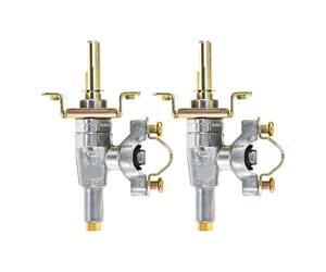 Valve de brûleur de plaque chauffante adaptée à Blackstone 36 pouces, Station de cuisson à 4 brûleurs, gril à gaz à dessus plat, Propane 1554 1565, 2 pièces