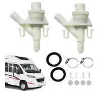 Valve de chasse d'eau pour camping-car - Valve de chasse d'eau pour moteur de maison, outils d'entretien du véhicule, ajustement précis pour la famille, les amis, les couples, les tourisme, le camping