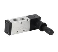 Valve de Commande Manuelle Pneumatique de Haute qualité 5 Port 3 Position Valve de Levier à Main 0~0,8 MPa Pression de Travail pour un Usage Industriel (4h330-10)