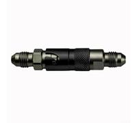 Valve de conduite de carburant robuste en aluminium usiné CNC, interrupteur marche/arrêt pour scooter, cyclomoteur, mini vélo pour nettoyeur haute pression Baja Tao Tao Rouge (DYQ-005 - Noir)
