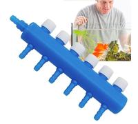 Valve de contrôle d'air d'aquarium - Valve de contrôle de débit d'air d'aquarium, distributeur de répartiteur de pompe àairs d'oxygène pouraquarium, accessoires de pompe àairs