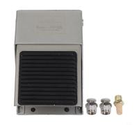 Valve de contrôle de pression à pédale 3 voies 2 positions 6,35 mm PT Air Interrupteur pneumatique pour automatisation industrielle et systèmes pneumatiques, 145 PSI Max