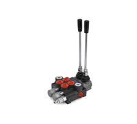 Valve de Contrôle Directionnelle Hydraulique 2 Bobines 11GPM Cylindre à Double Effet