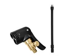 Valve de conversion de pompe à air 2 en 1 pour véhicules, tête de serrage d'air en laiton adaptée pour voitures et motos, conçue pour un gonflage sûr et efficace des pneus (F)