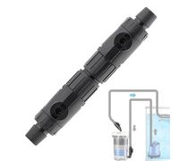 Valve de filtre d'aquarium | Interrupteur de coupure pour raccord d'aquarium, réglage du débit d'eau | Construction ABS robuste, installation sans outil | Accessoires de rechange pour tuyaux de pompe