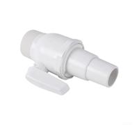Valve de filtre de piscine pour Hayward SP0729 - Robinet à boisseau sphérique robuste à double débit de 3,8 cm fileté en ABS pour l'entretien de pompe de filtre à sable et la réparation des fuites