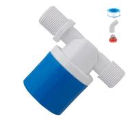 Valve de flottaison de contrôle du niveau de l'eau - Vanne d'arrêt automatique de 5,12 pouces pour réservoirs Piscines Fountains and Ponds, accessoire de tuyau intelligent précis avec une installation