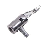 Valve de gonflage pneus voiture et camion, mandrin à air verrouillable 1/4", buse pompe clip, adaptateur métallique, connecteur gonflable