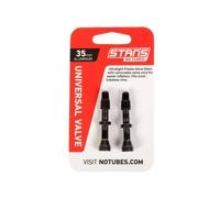 Stans No Tubes Valves 2 Units Noir 44 mm
