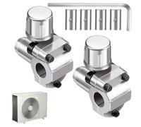 Valve De Perçage Type Balle AC - Raccord De Remplacement Pour Robinet De Perçage, Composant De Service Pour Réfrigérateur, Tube Compatible 1/4 5/16 3/8", Connecteur D'accès, Port De Test Fuite