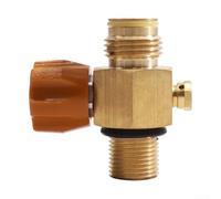Valve de plongée haute pression 5000 psi en alliage de cuivre (18 mm d'or)
