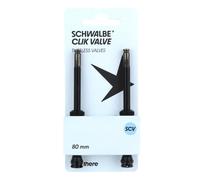 Valve de pneu tubeless schwalbe clik valve 80 mm obus demontable (vendu a la pai