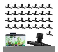Valve de pompe à air pour aquarium, en forme de T, en PVC - Installation facile - Régulateur d'oxygène pour dortoir, bureau à domicile