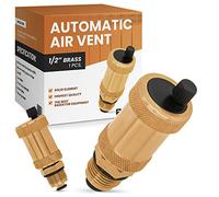Valve de purge automatique pour radiateur 1/2 pouce Vis de purge unique Purge automatique pour radiateurs Couleur laiton