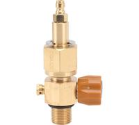 Valve de recharge de réservoir de CO2 Laiton anti-corrosion M18 X 1.5 Golden Male High Pressure Valve for Replacement