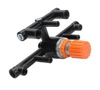 Valve de Régulateur de Pression de Commutateur de Compresseur D'air de Haute Précision, Pièce Adaptée avec Tube à Double Sortie et Support en Alliage D'aluminium pour la