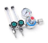 Valve de régulation Réducteur de pression d'argon à Double Tube 0-25Mpa, régulateur d'argon, débitmètre, régulateurs de gaz, jauge de soudure, réducteur de pression réducteur