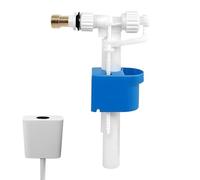 Valve De Remplissage De Toilettes - Kit De Remplacement Anti-fuite | Contrôle De Flotteur Facile À Installer Avec Connecteur En Laiton, Partie D'entrée De Niveau D'eau Réglable Pour La Réparation De S