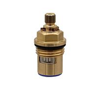 Valve de robinet de remplacement, valves de robinet de remplacement, tige en céramique en laiton, cartouche de disque, valve de robinet quart de tour 1/2"