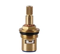 Valve de robinet de remplacement, vannes de robinet de remplacement, pièces de réparation de robinet à cartouche de disque de tige en céramique en laiton(Blue)