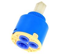 Valve de Robinet Mélangeur D'eau à Cartouche en Céramique 35/40mm, Remplacement Anti-fuite pour la Cuisine et le Robinet de Salle de Bains (40mm)